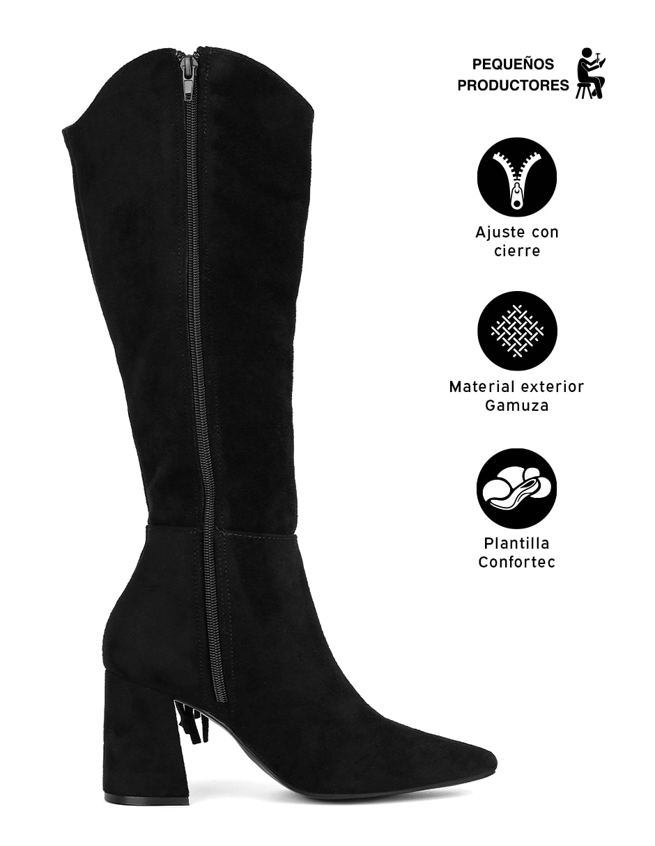 Bota abajo de la rodilla para mujer 4