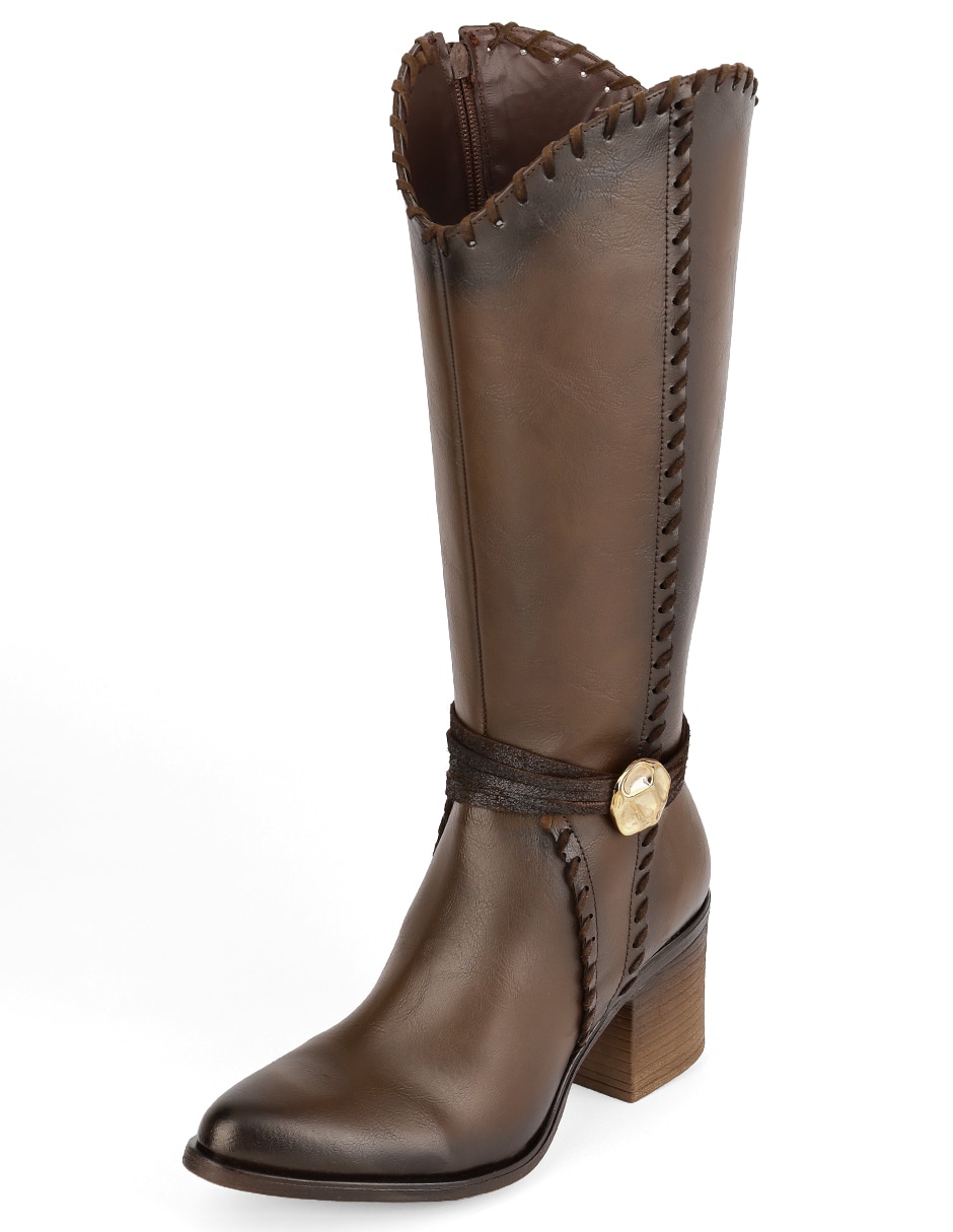Bota abajo de la rodilla rbcollection rbvegano de piel para mujer 7