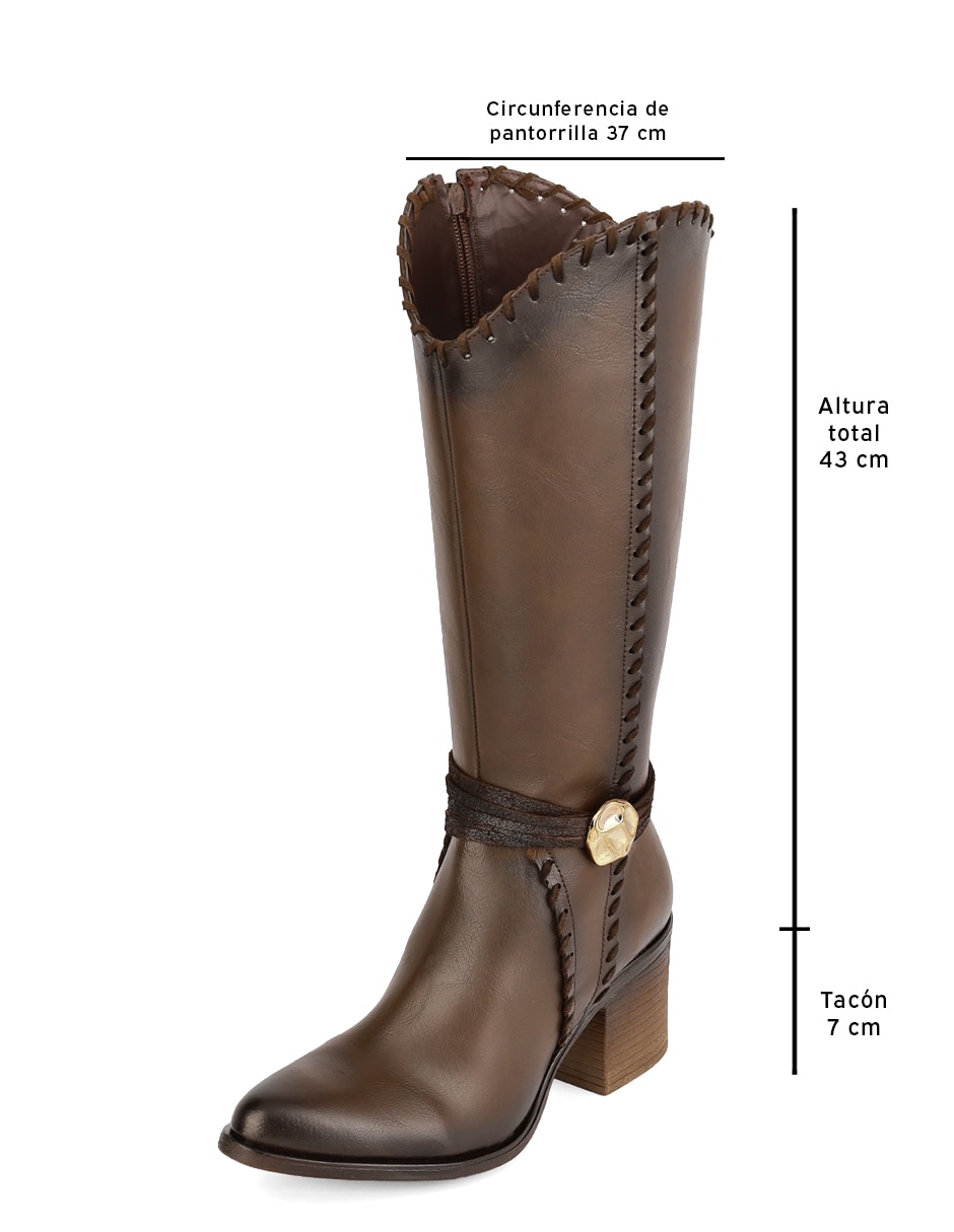 Bota abajo de la rodilla rbcollection rbvegano de piel para mujer 2