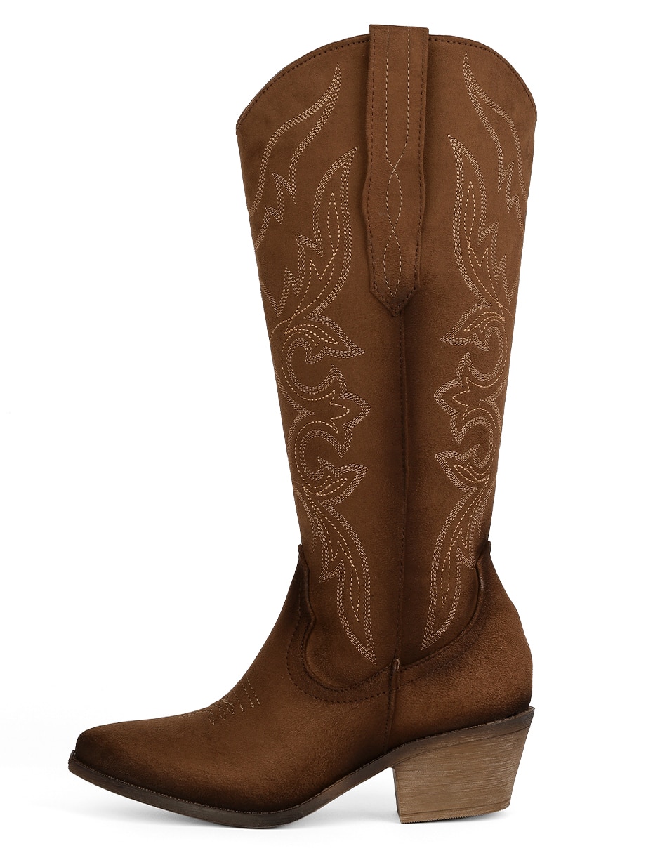 Bota cowboy abajo de la rodilla para mujer Bota cowboy abajo de la rodilla para mujer