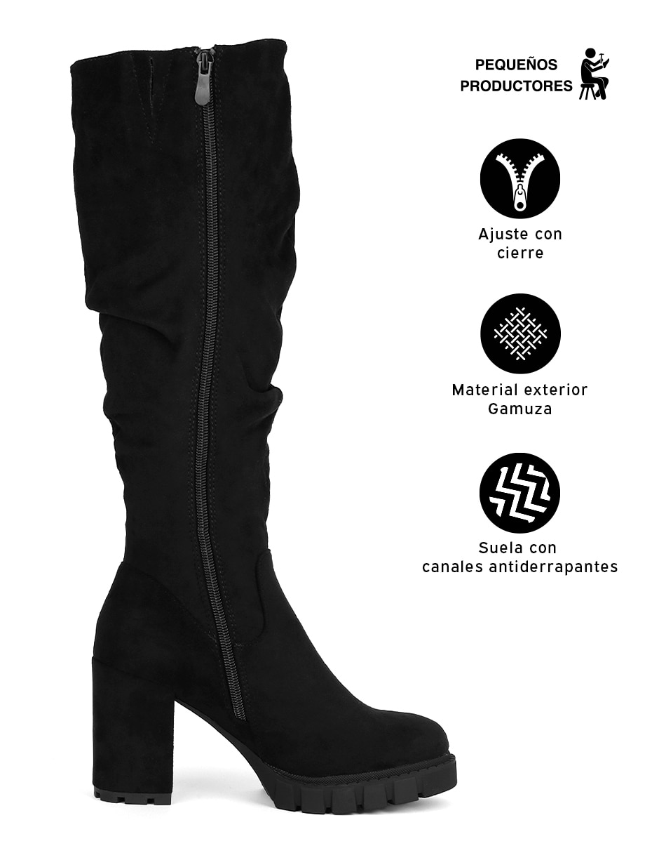 Bota abajo de la rodilla para mujer 4