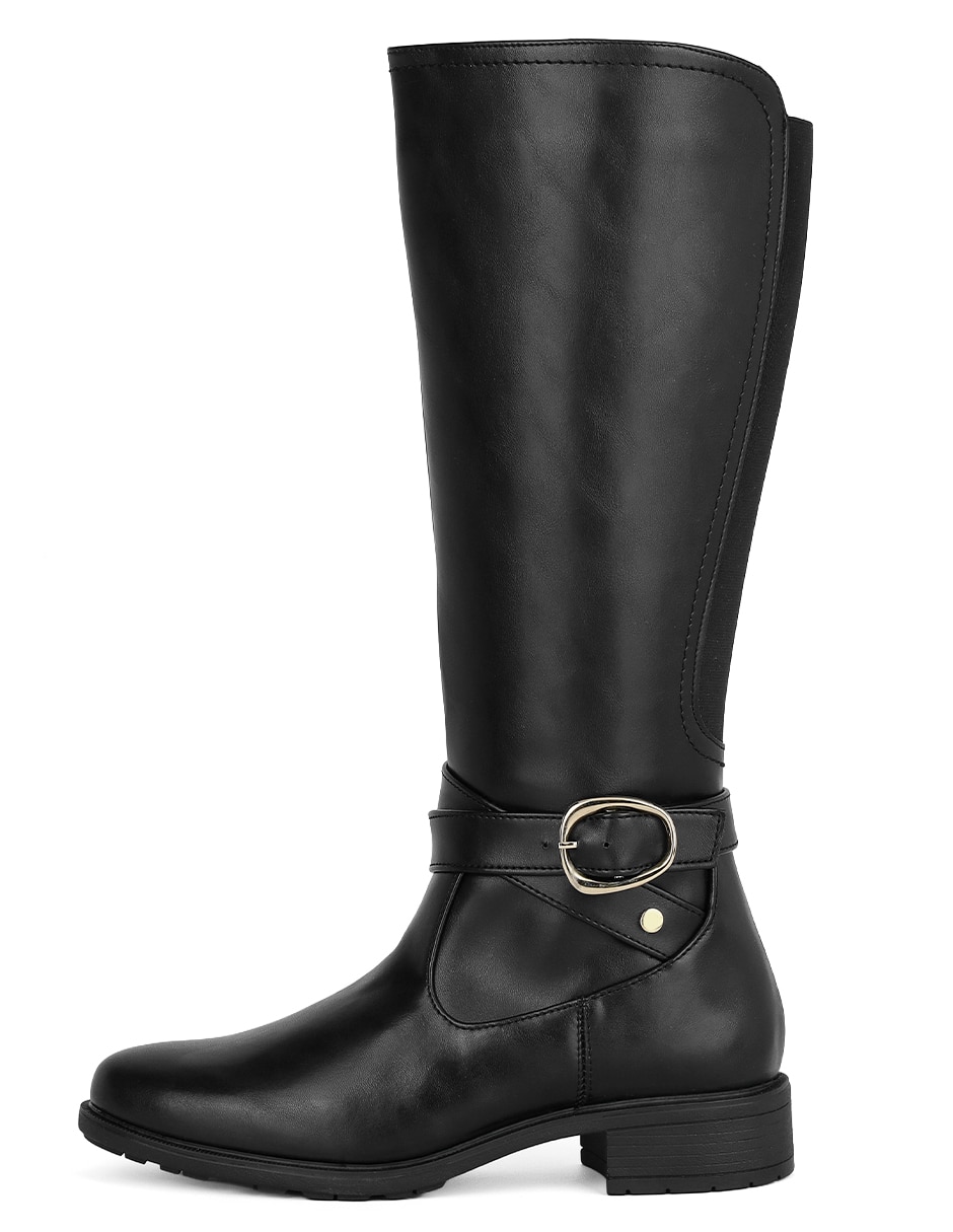 Bota abajo de la rodilla rbvegano de piel para mujer Bota abajo de la rodilla rbvegano de piel para mujer