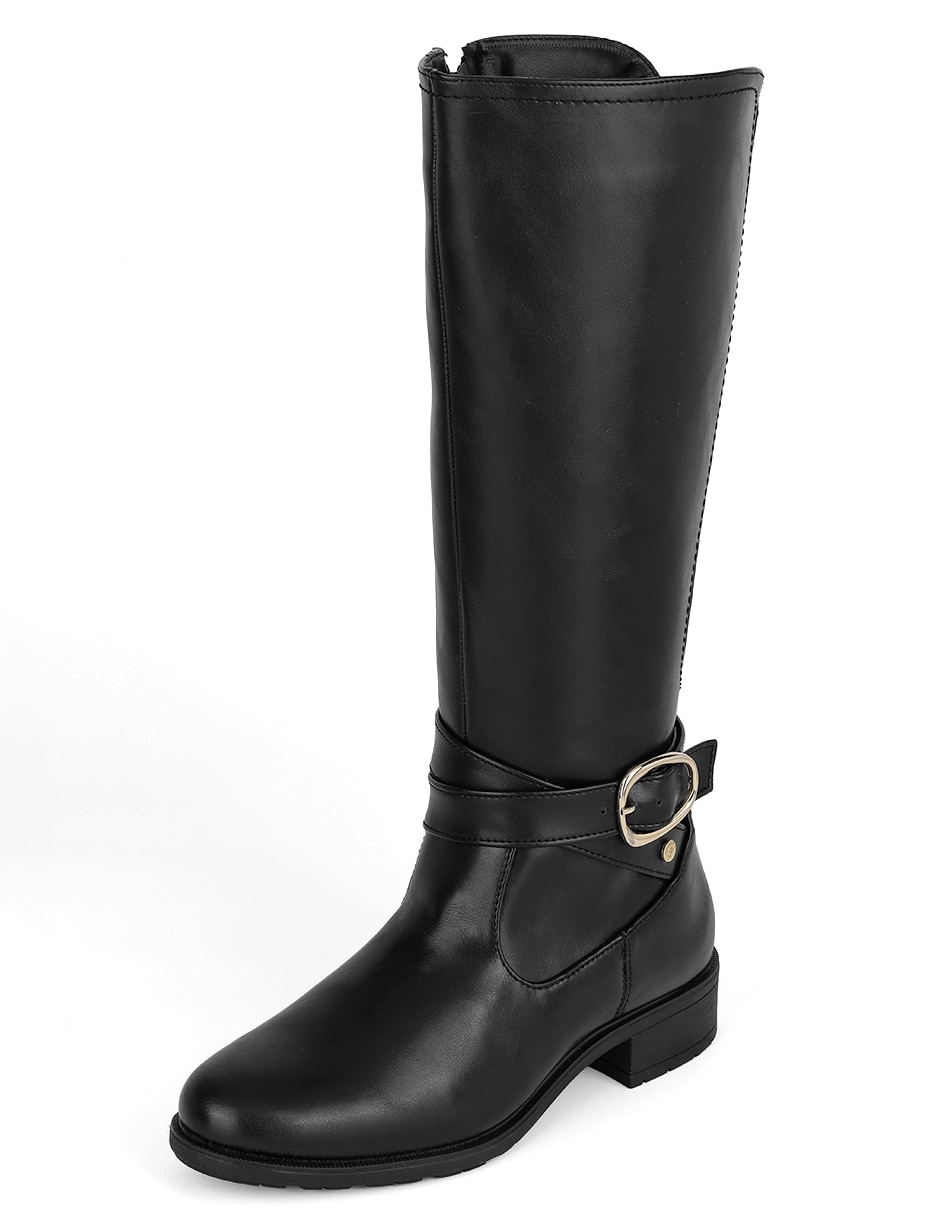 Bota abajo de la rodilla rbvegano de piel para mujer 5