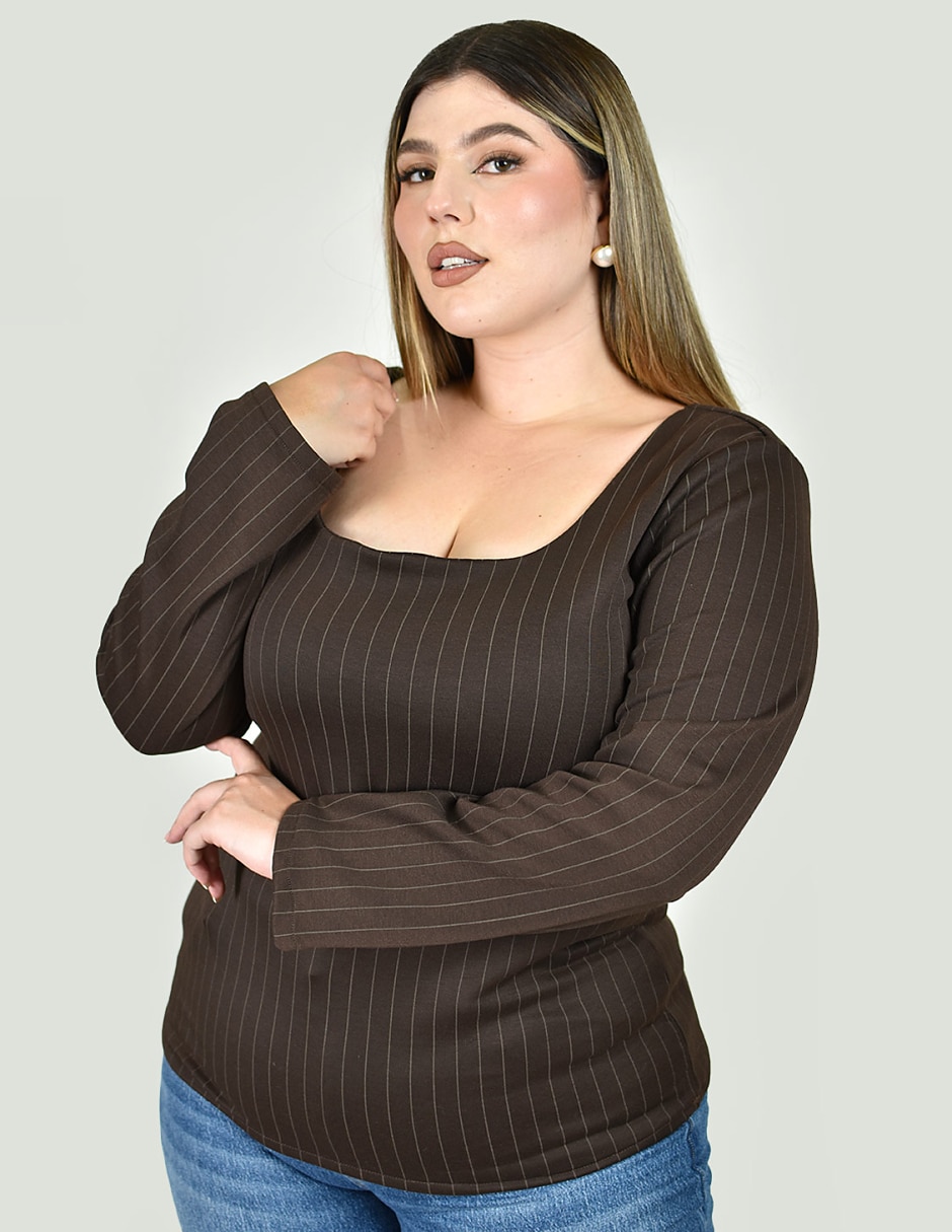 Blusa manga larga para mujer 3
