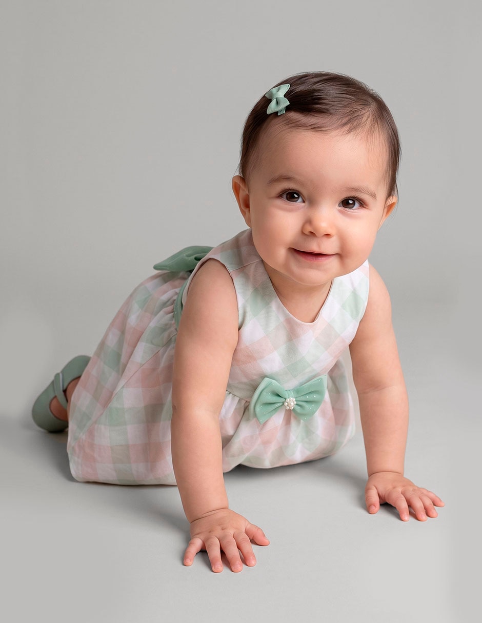 Vestido con suéter montevideo sin manga para bebé niña 5