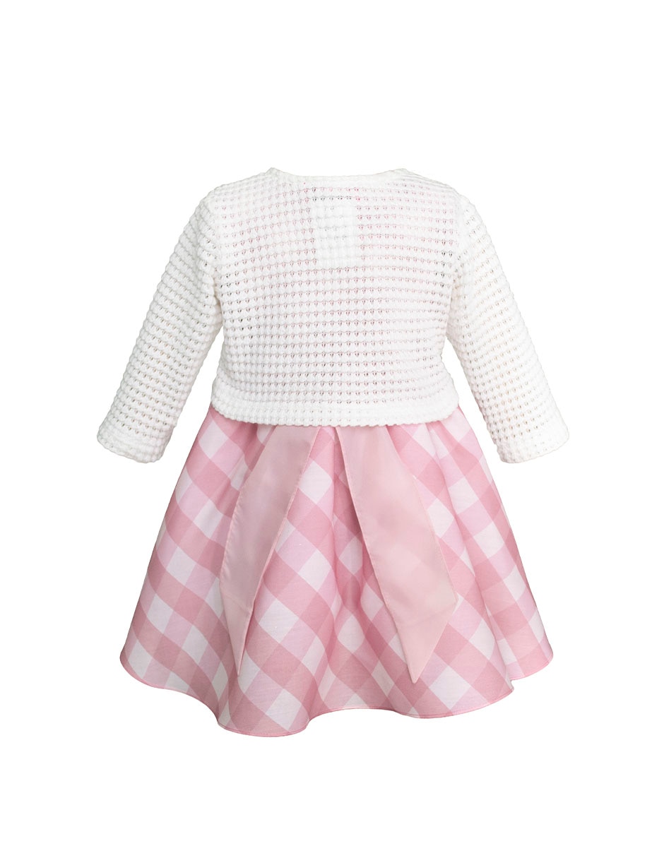 Vestido con suéter montevideo sin manga para bebé niña 2
