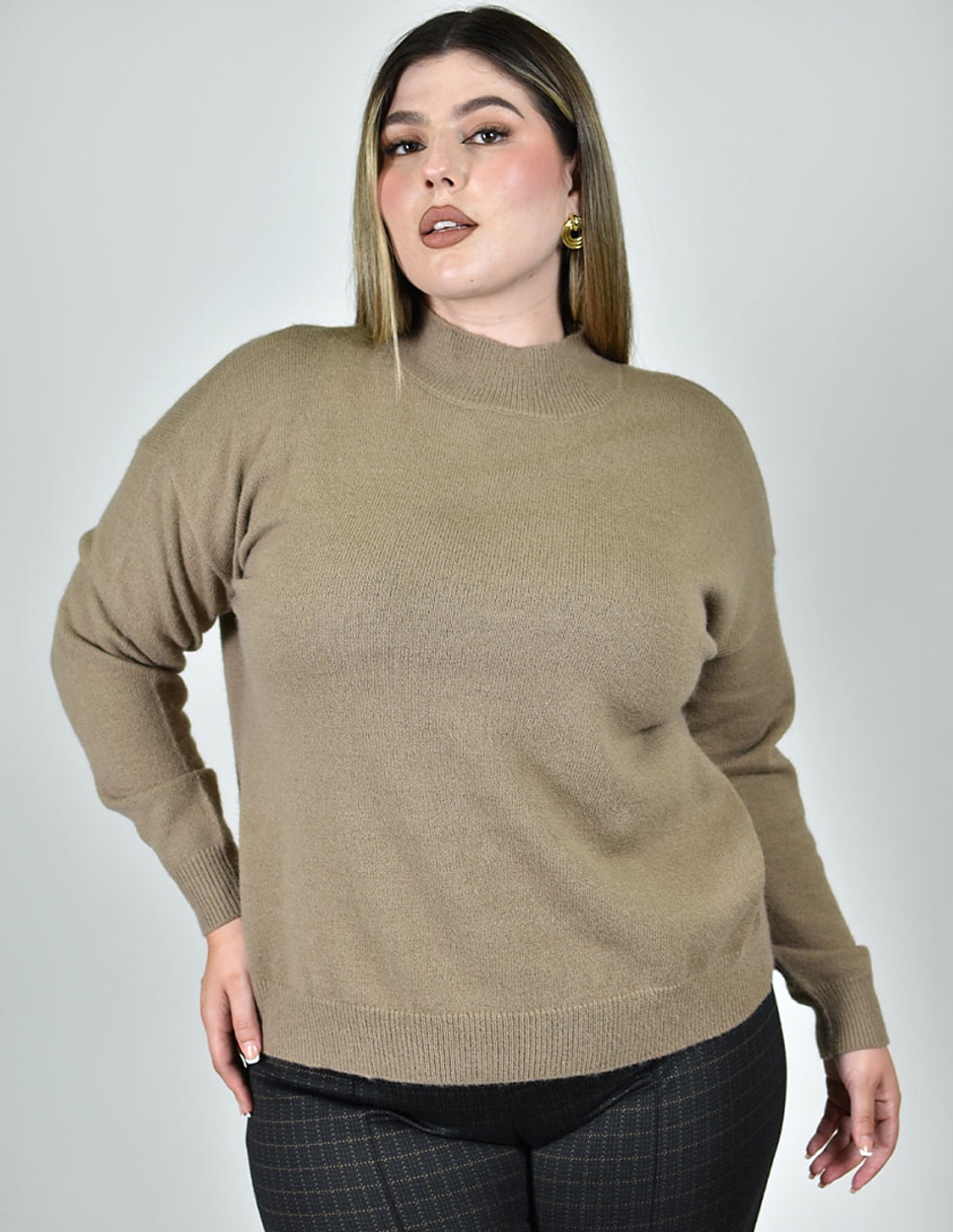 Suéter cuello alto para mujer Suéter cuello alto para mujer