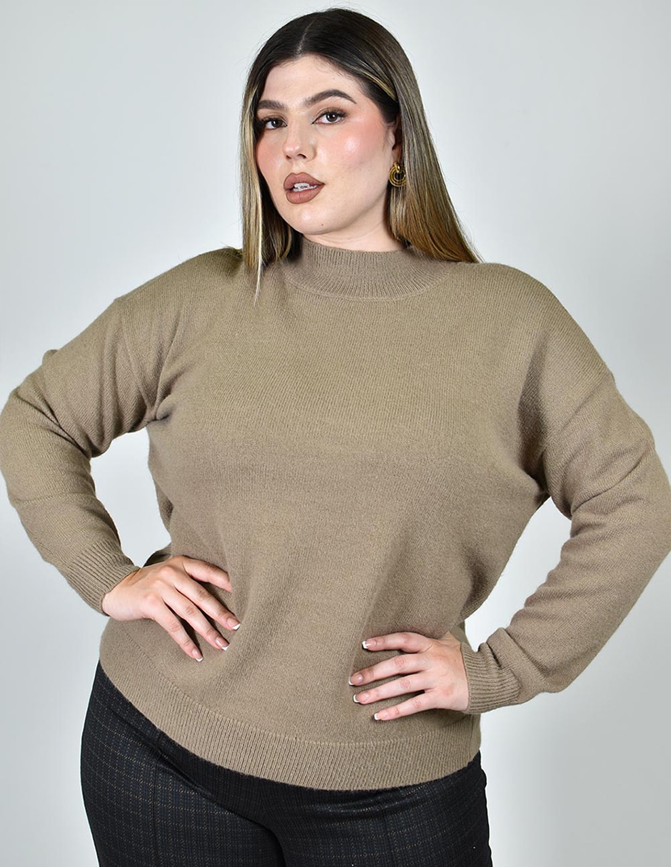 Suéter cuello alto para mujer 3