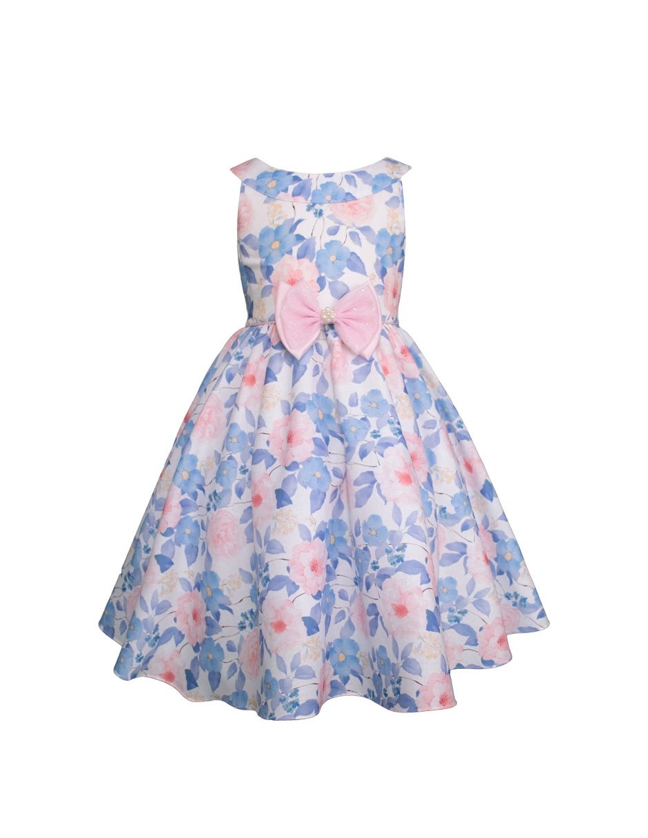 Vestido con suéter montevideo sin manga para niña 3