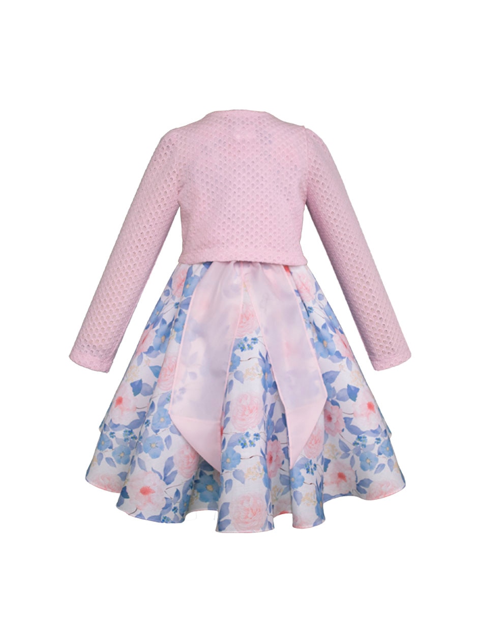 Vestido con suéter montevideo sin manga para niña 2