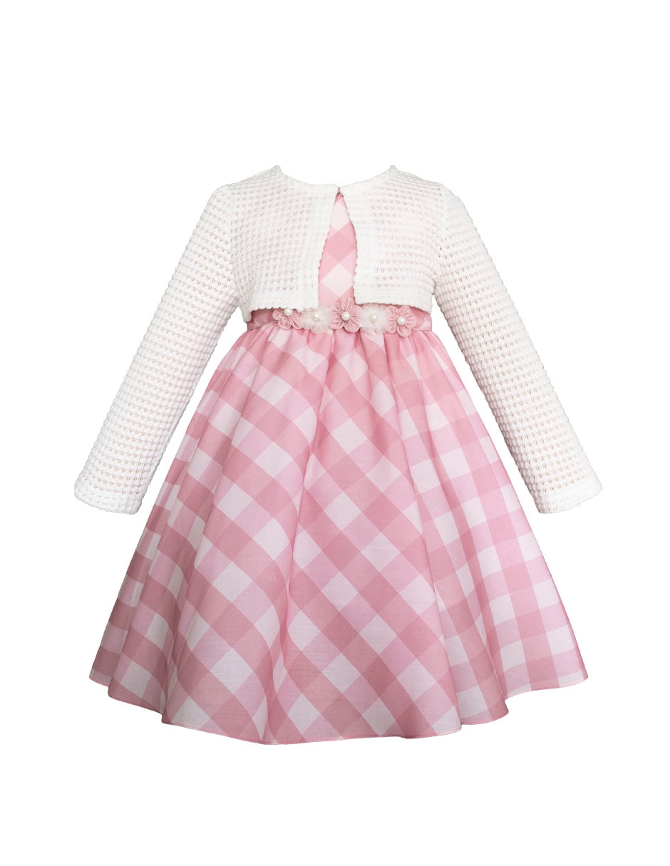 Vestido con suéter montevideo sin manga para niña 4