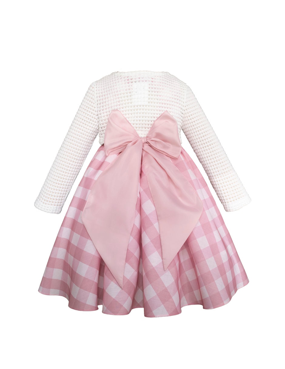 Vestido con suéter montevideo sin manga para niña 2