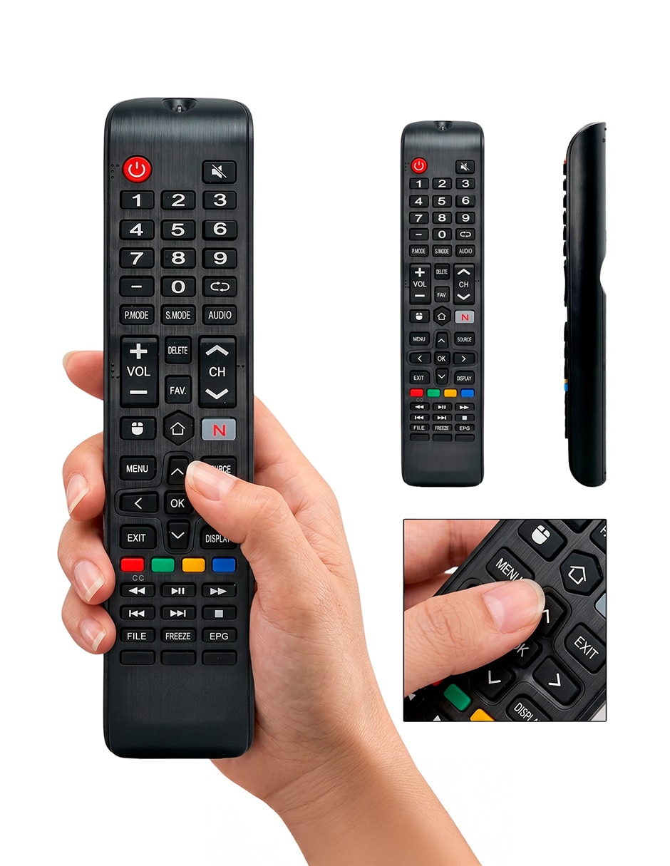 Control remoto para Smart TV original RC801BA 4