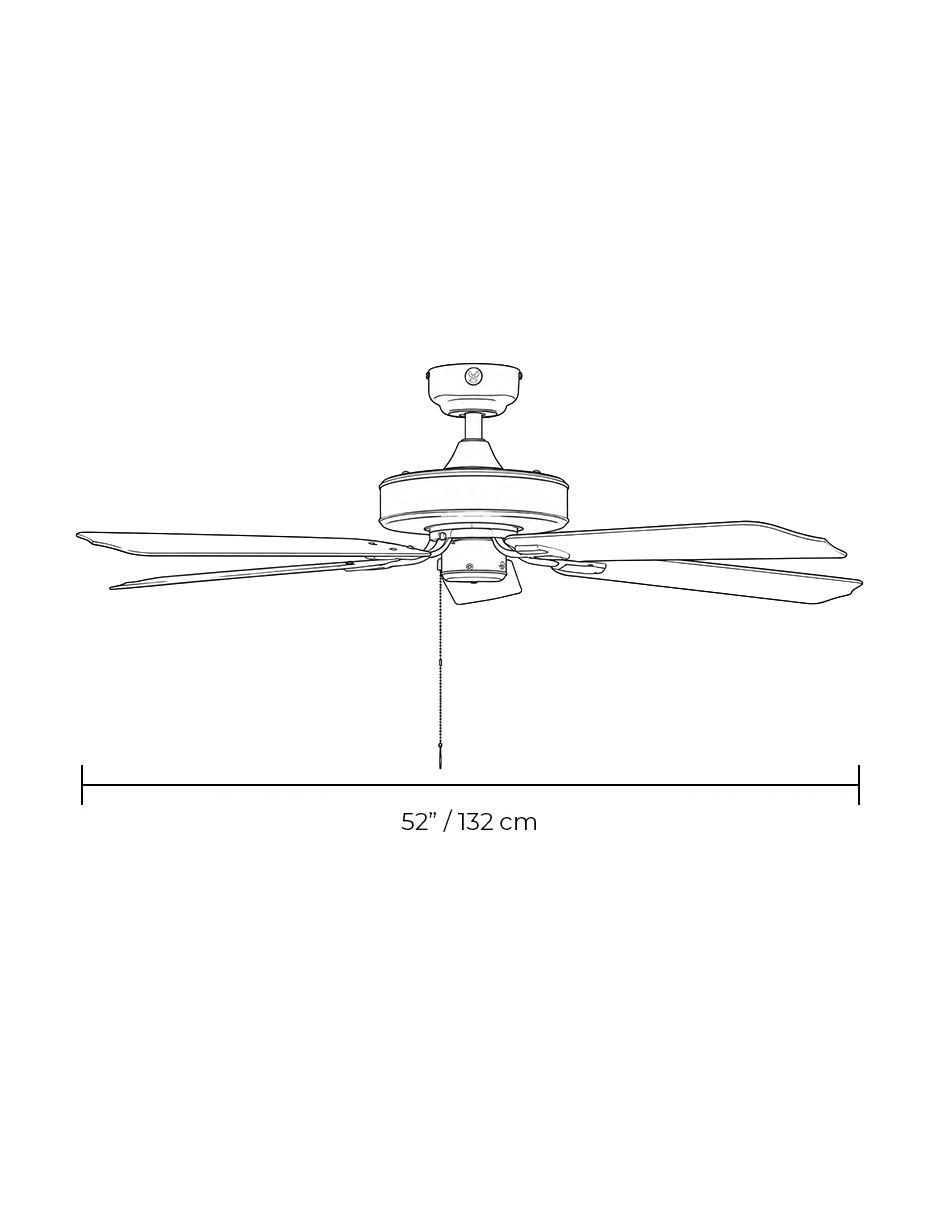 Ventilador de techo No velocidades 9