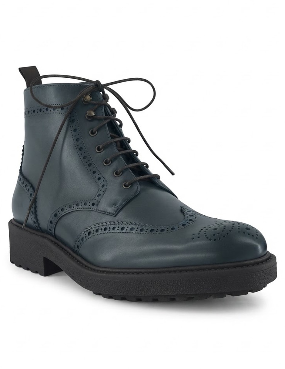 Bota de piel para hombre