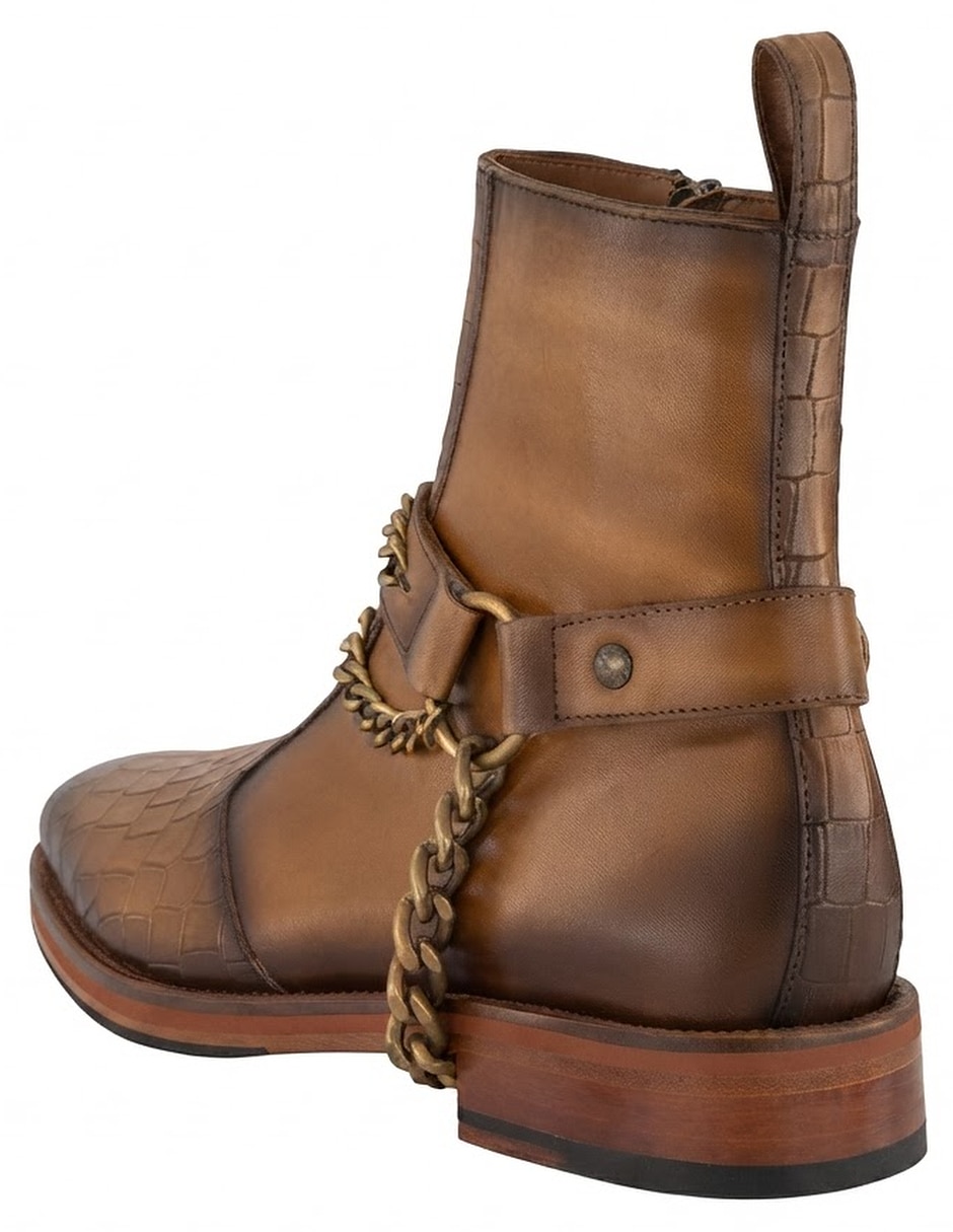 Bota prada de piel para hombre 3