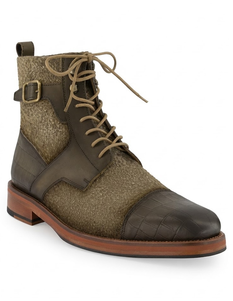 Bota de piel para hombre Bota de piel para hombre