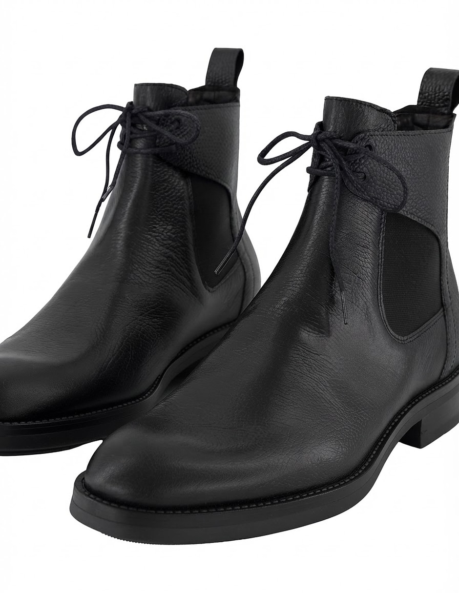 Bota prada de piel para hombre 4
