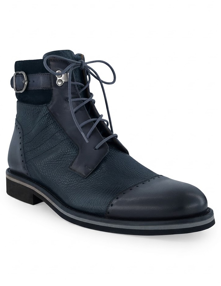 Bota prada de piel para hombre 1
