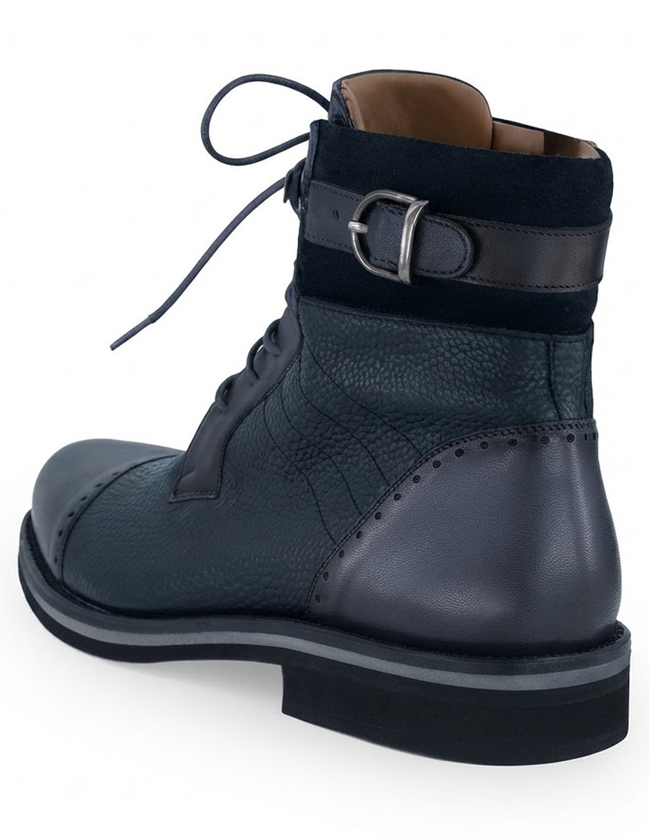Bota prada de piel para hombre 4