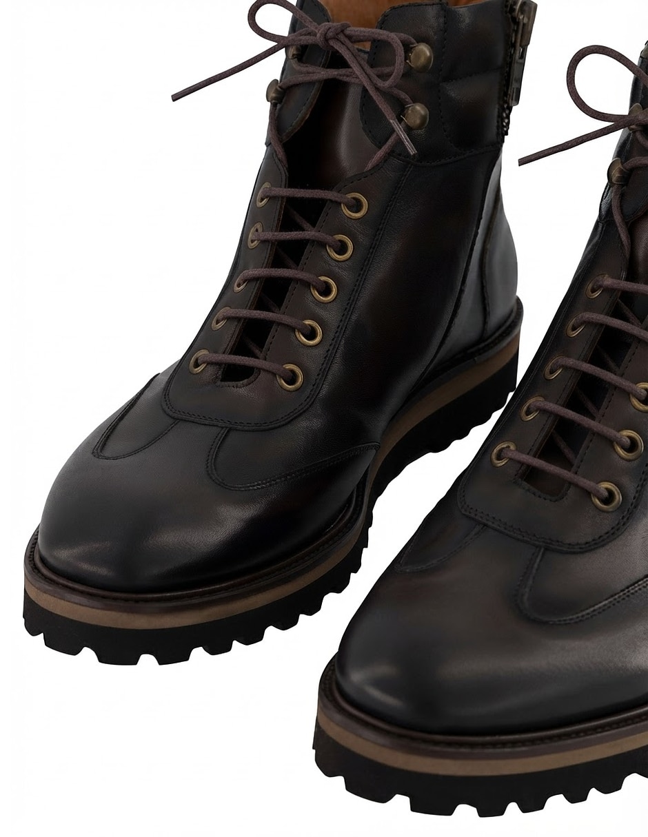 Bota prada de piel para hombre 5