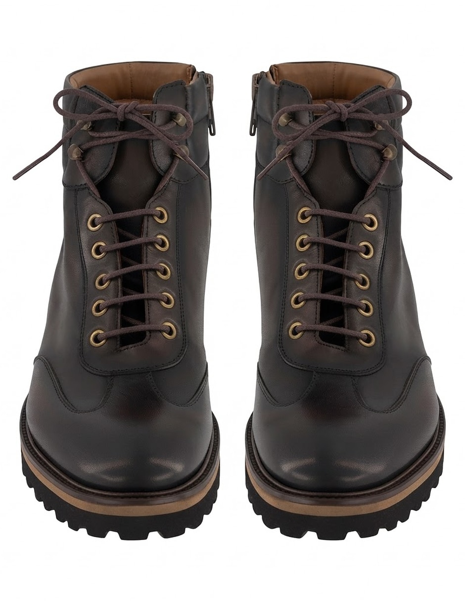 Bota prada de piel para hombre 4