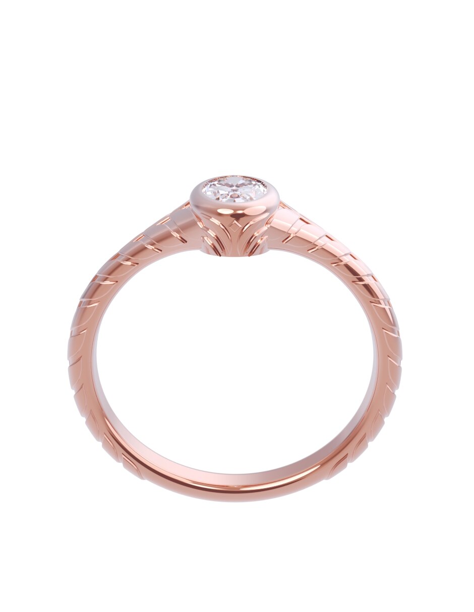 Anillo de compromiso de oro 10 k Eternidad 2026 2