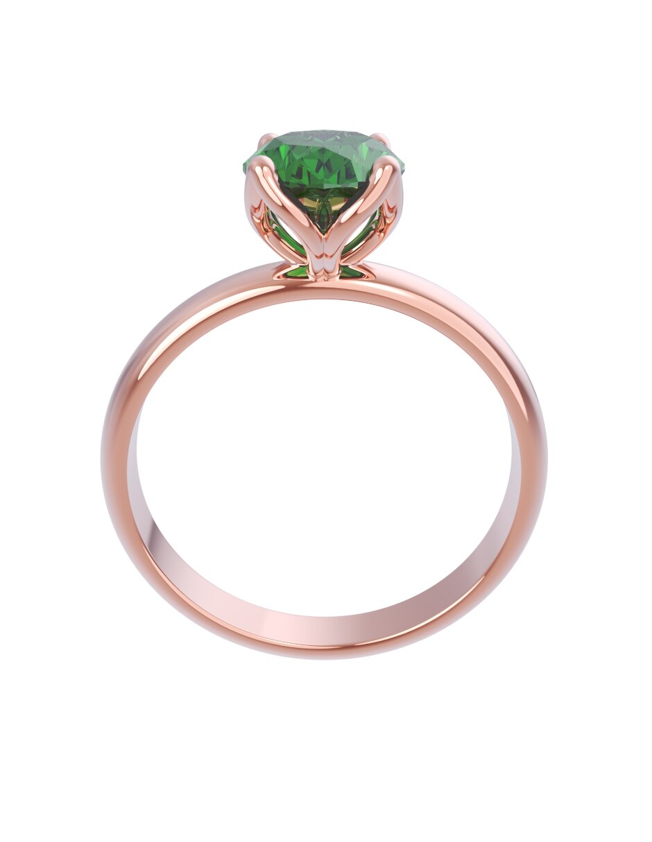 Anillo de compromiso de oro 10 k Eternidad 2026 2