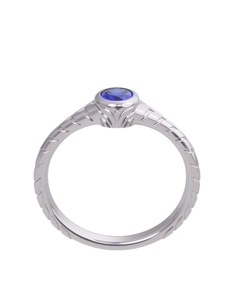 Anillo de compromiso de oro 10 k Eternidad 2026 2