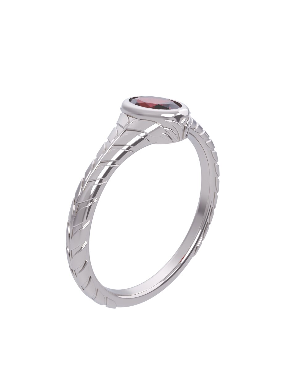 Anillo de compromiso de oro 10 k Eternidad 2026 3