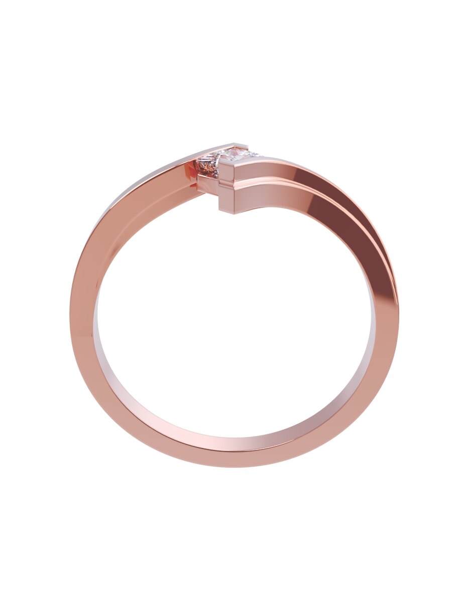 Anillo de compromiso de oro 10 k Eternidad 2026 2