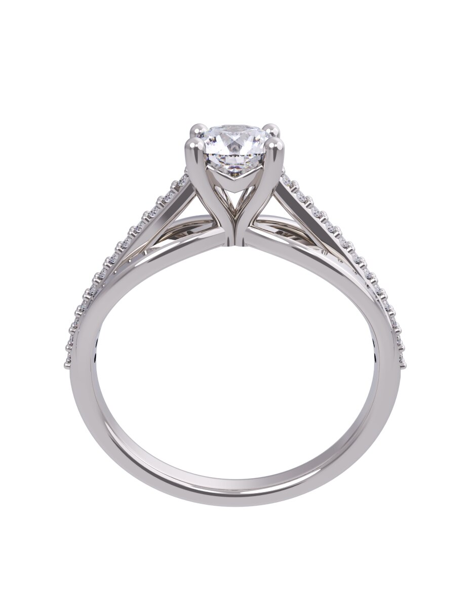 Anillo de compromiso de oro 10 k Eternidad 2026 2