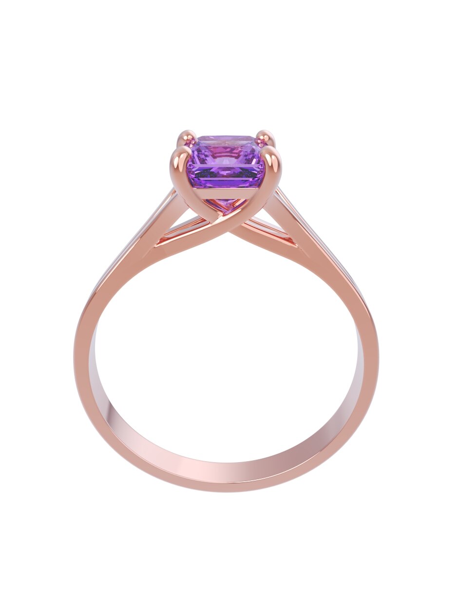 Anillo de compromiso de oro 10 k Eternidad 2026 2