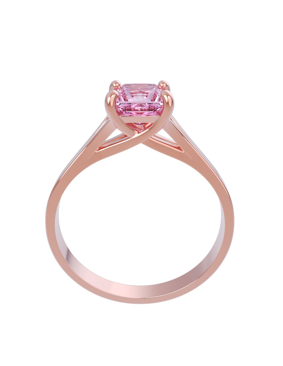 Anillo de compromiso de oro 10 k Eternidad 2026 2