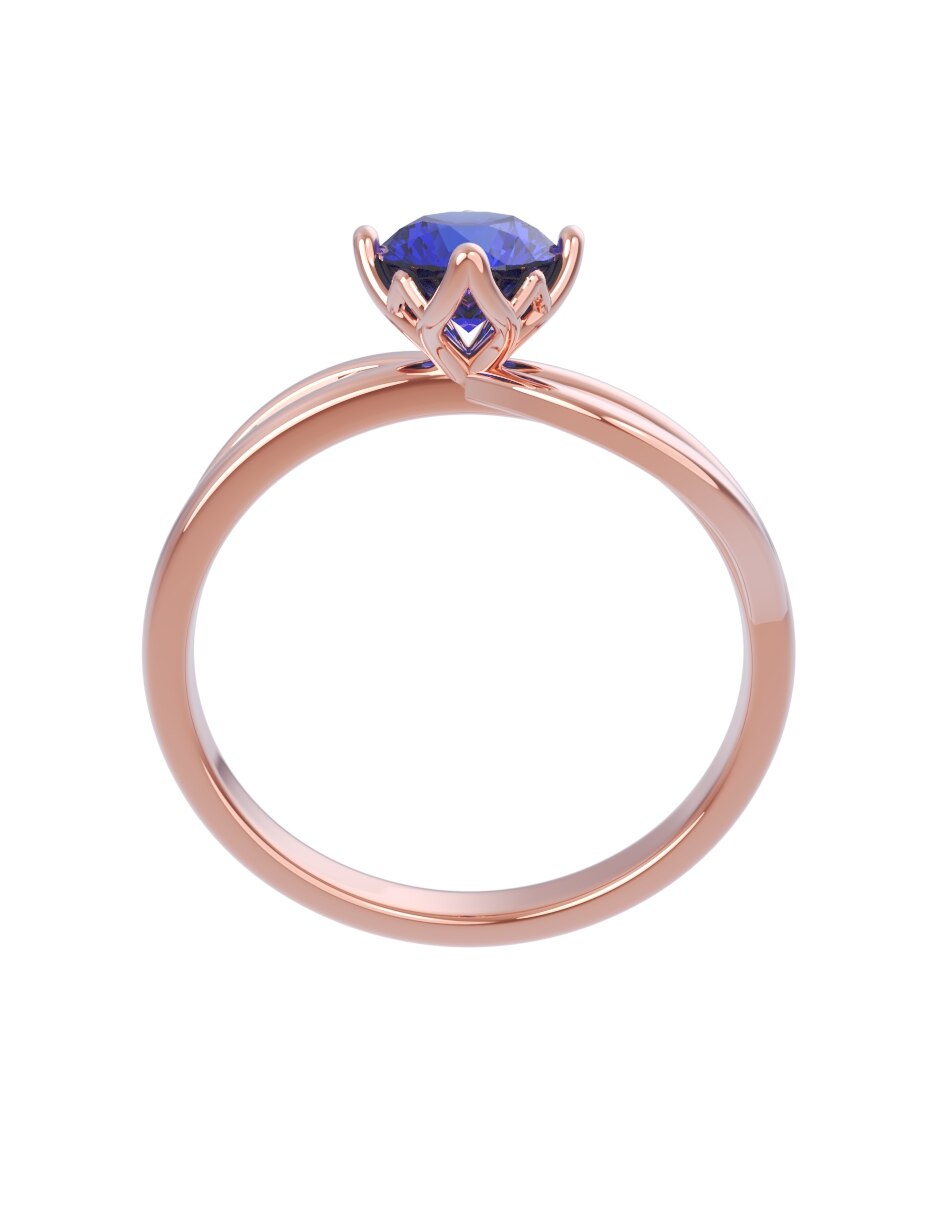 Anillo de compromiso de oro 10 k Eternidad 2026 2