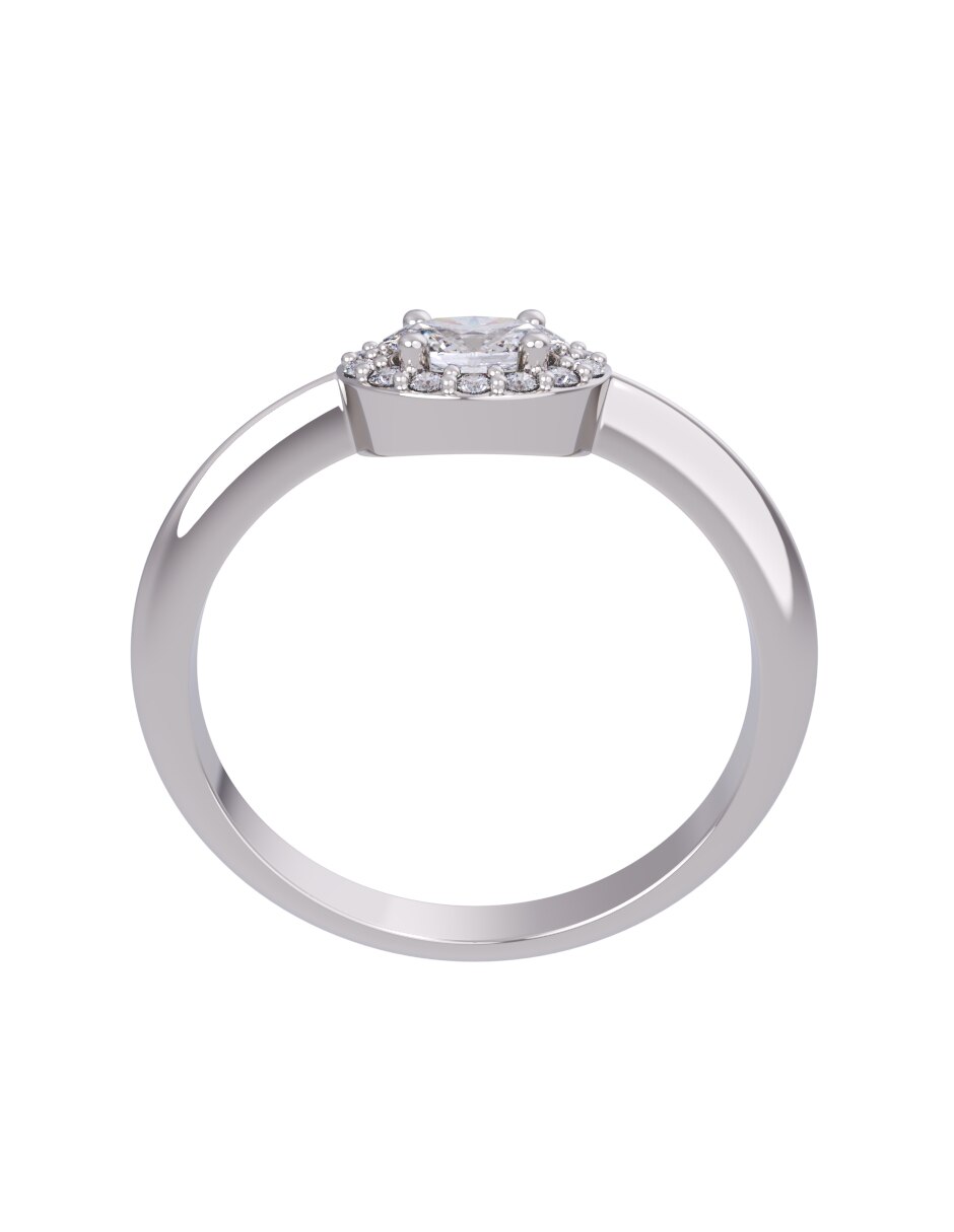 Anillo de compromiso de oro 10 k Eternidad 2026 2
