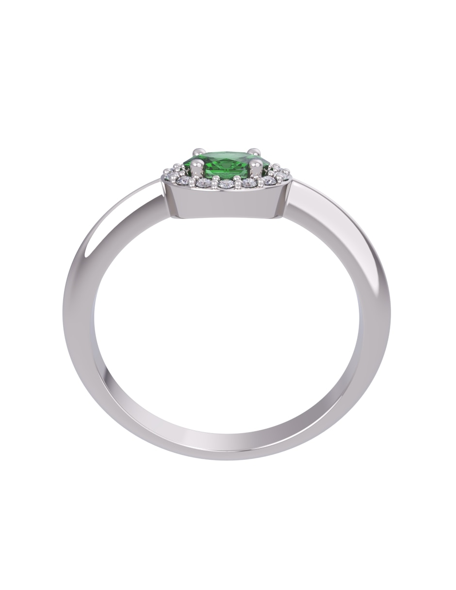 Anillo de compromiso de oro 10 k Eternidad 2026 2