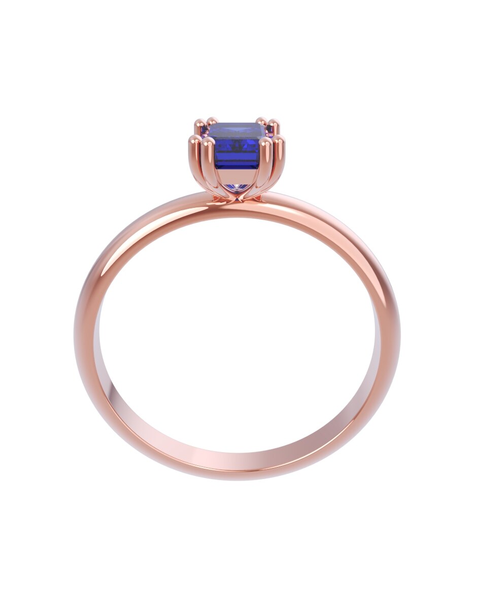Anillo de compromiso de oro 10 k Eternidad 2026 2