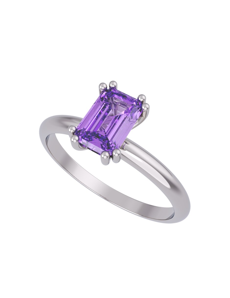 Anillo de compromiso de oro 10 k Eternidad 2026 4