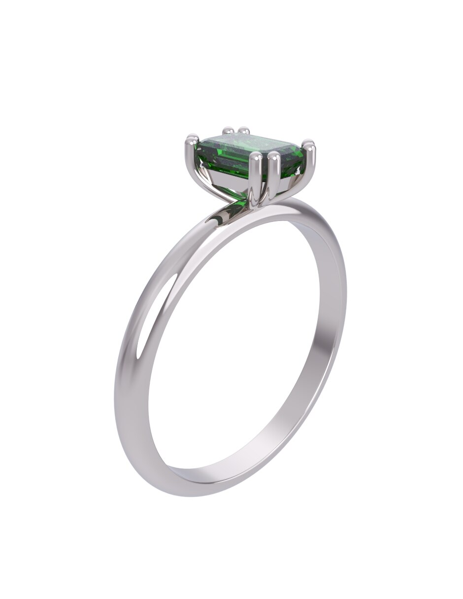 Anillo de compromiso de oro 10 k Eternidad 2026 3