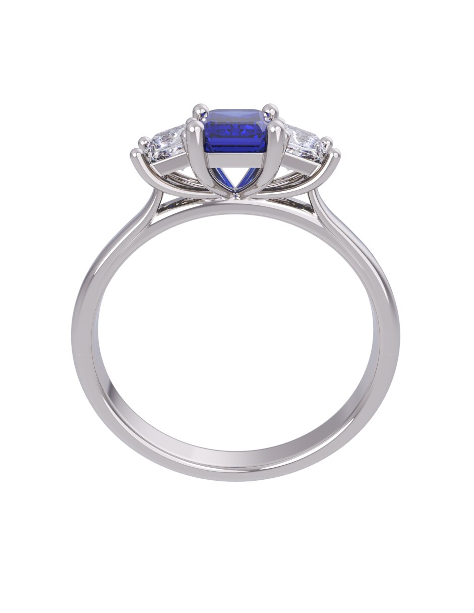Anillo de compromiso de oro 10 k Eternidad 2026 2