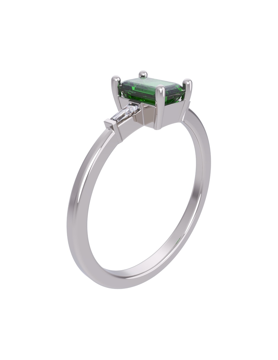 Anillo de compromiso de oro 10 k Eternidad 2026 3