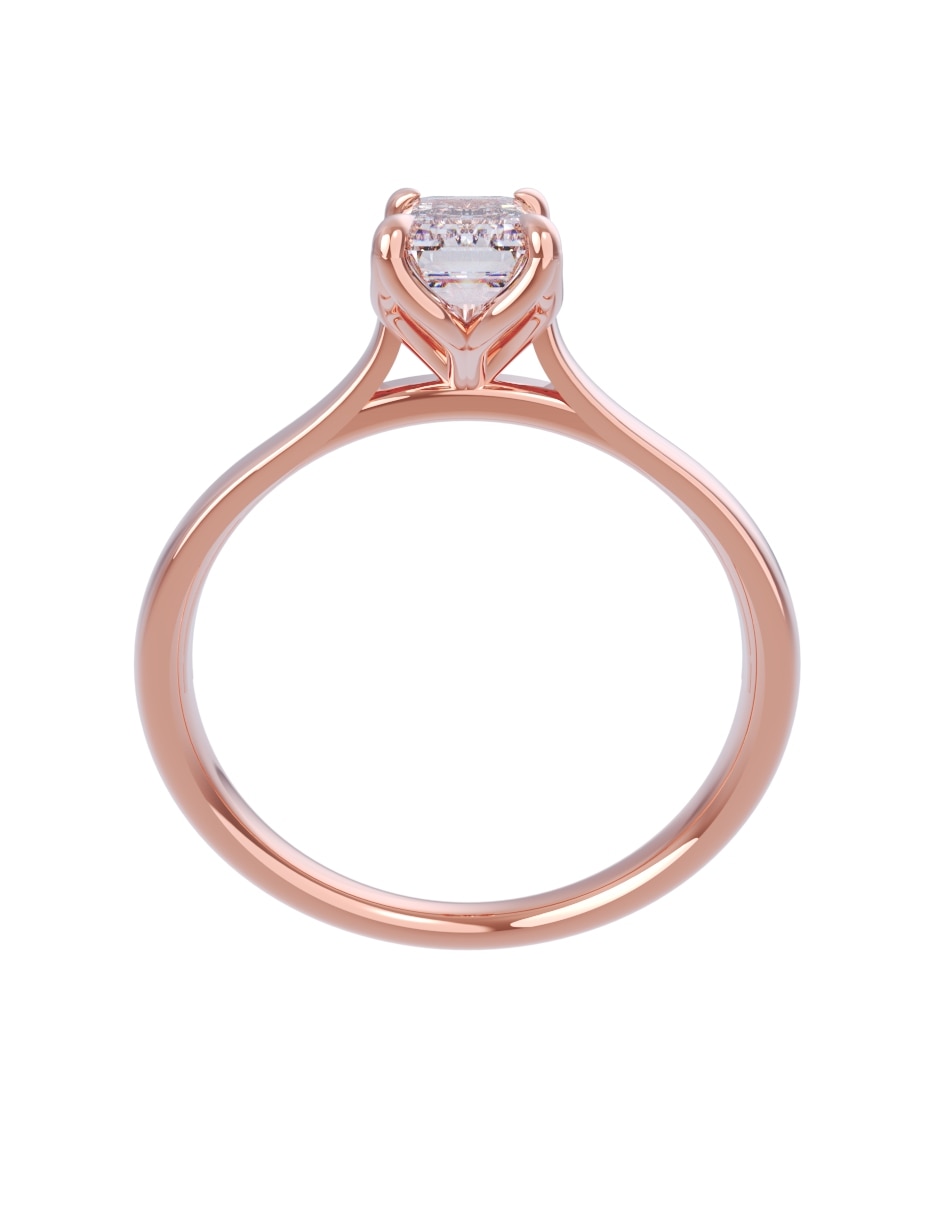 Anillo de compromiso de oro 10 k Eternidad 2026 2