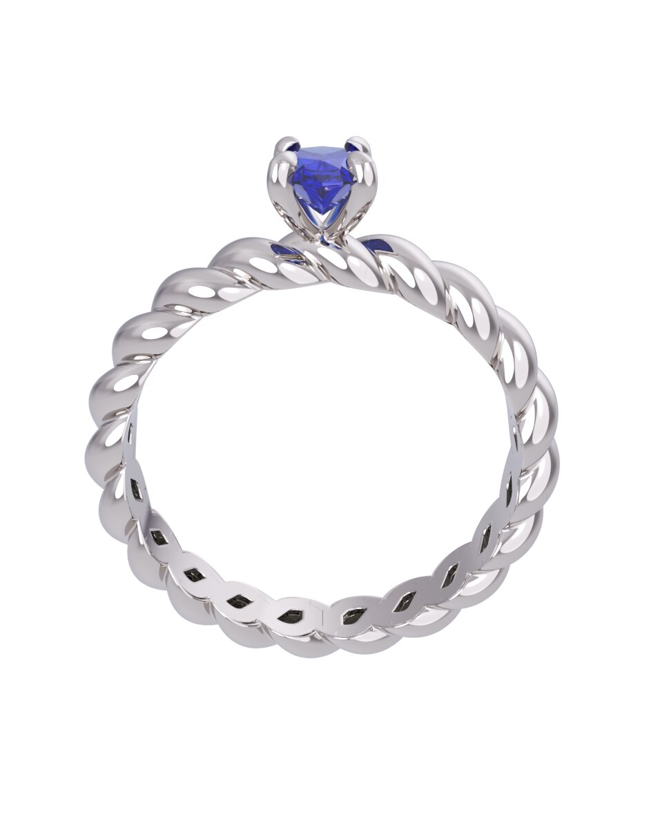 Anillo de compromiso de oro 10 k Eternidad 2026 2
