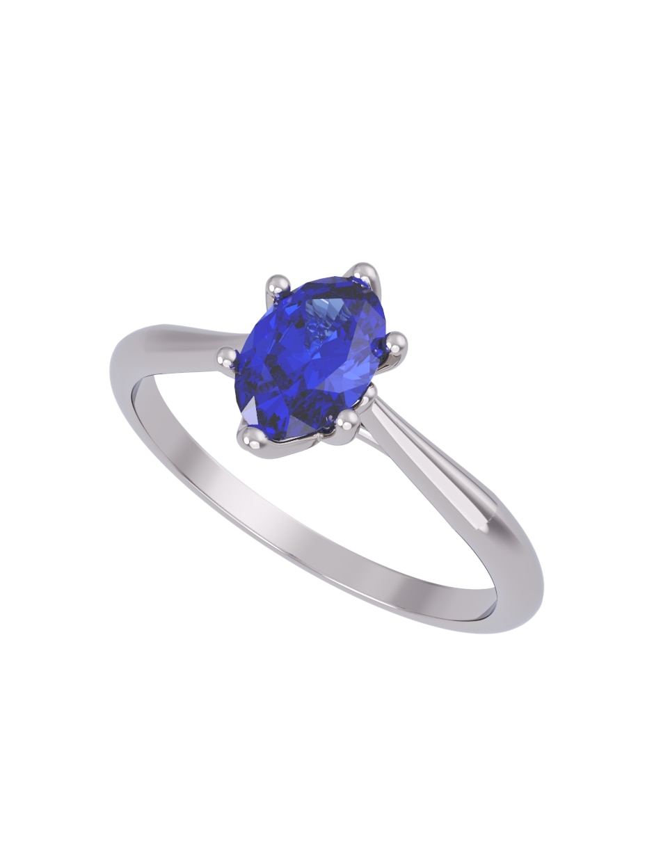 Anillo de compromiso de oro 10 k Eternidad 2026 4