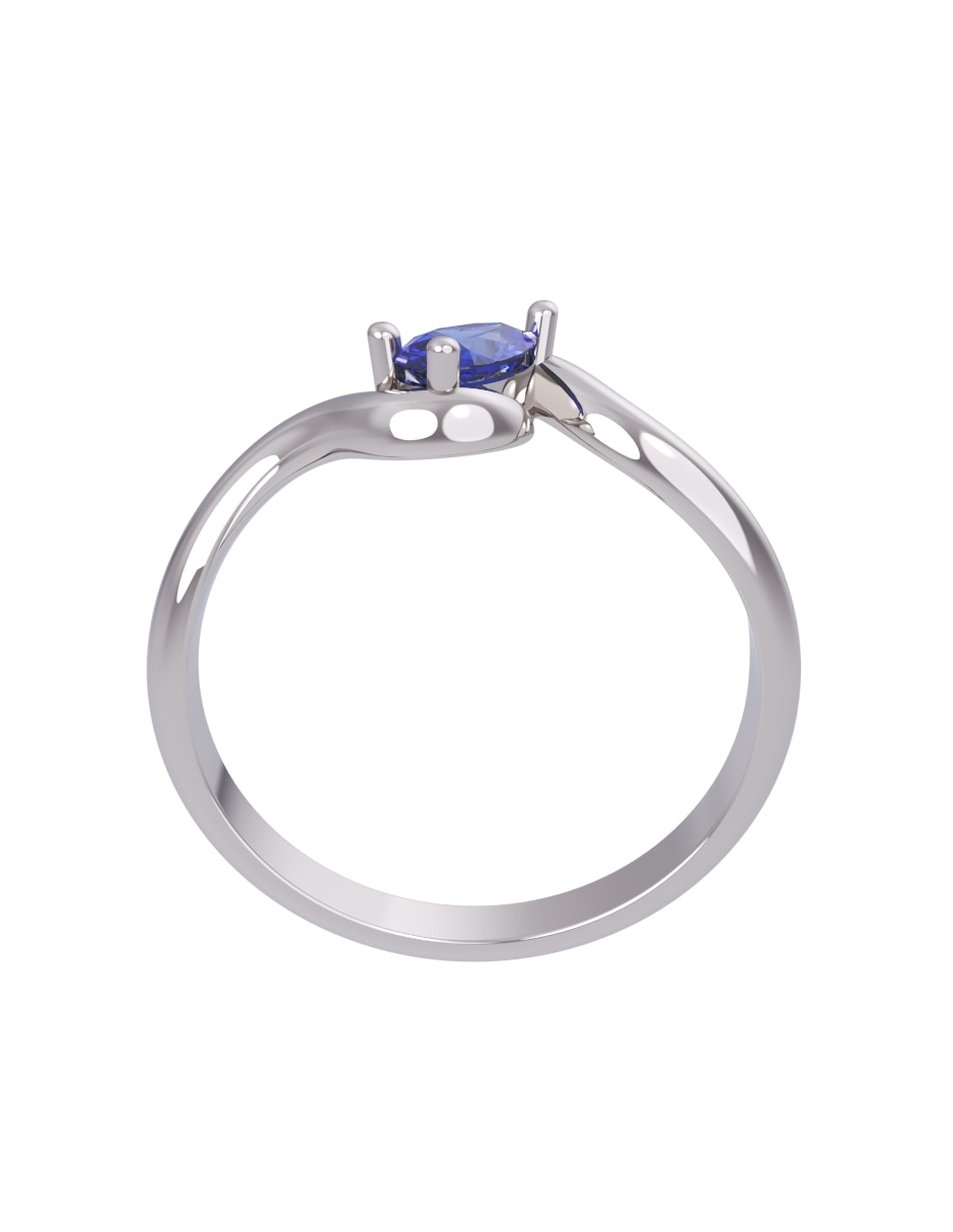 Anillo de compromiso de oro 10 k Eternidad 2026 2