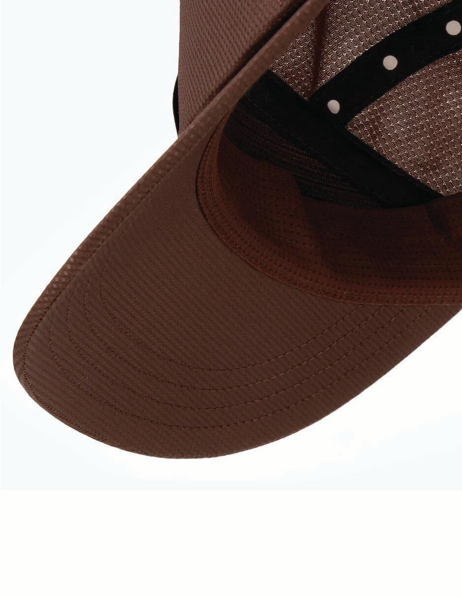 Gorra visera curva elástico para correr para adulto
