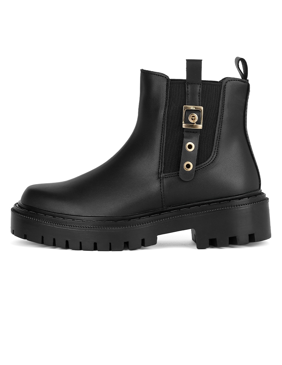 Bota al tobillo rbvegano de piel para mujer Bota al tobillo rbvegano de piel para mujer
