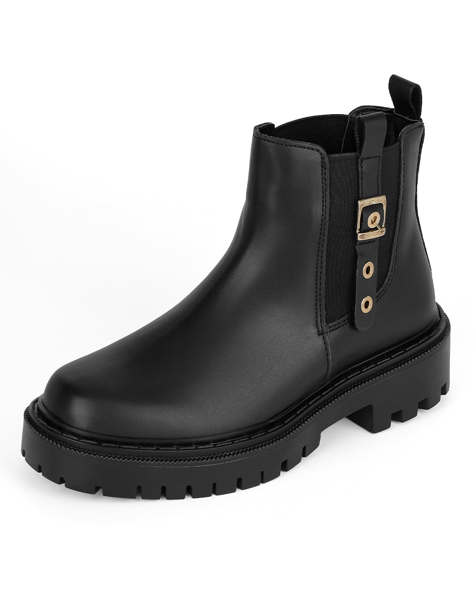 Bota al tobillo rbvegano de piel para mujer 6