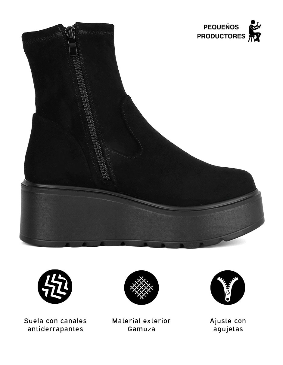 Bota arriba del tobillo para mujer 4